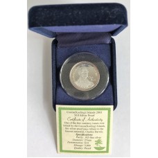 COCOS KEELING ISLANDS 2003 . TEN 10 DOLLARS . RARE ERROR COIN